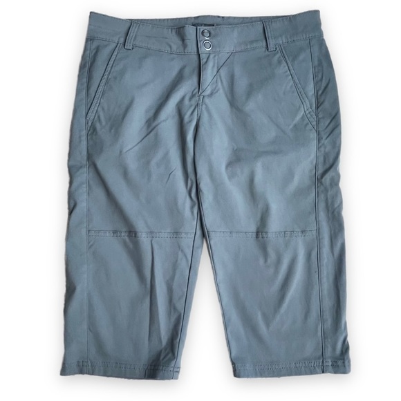 Prana Bermuda Shorts Nylon Stretch Pockets Outdoor Hiking Hybrid Performance 6 - Picture 1 of 9